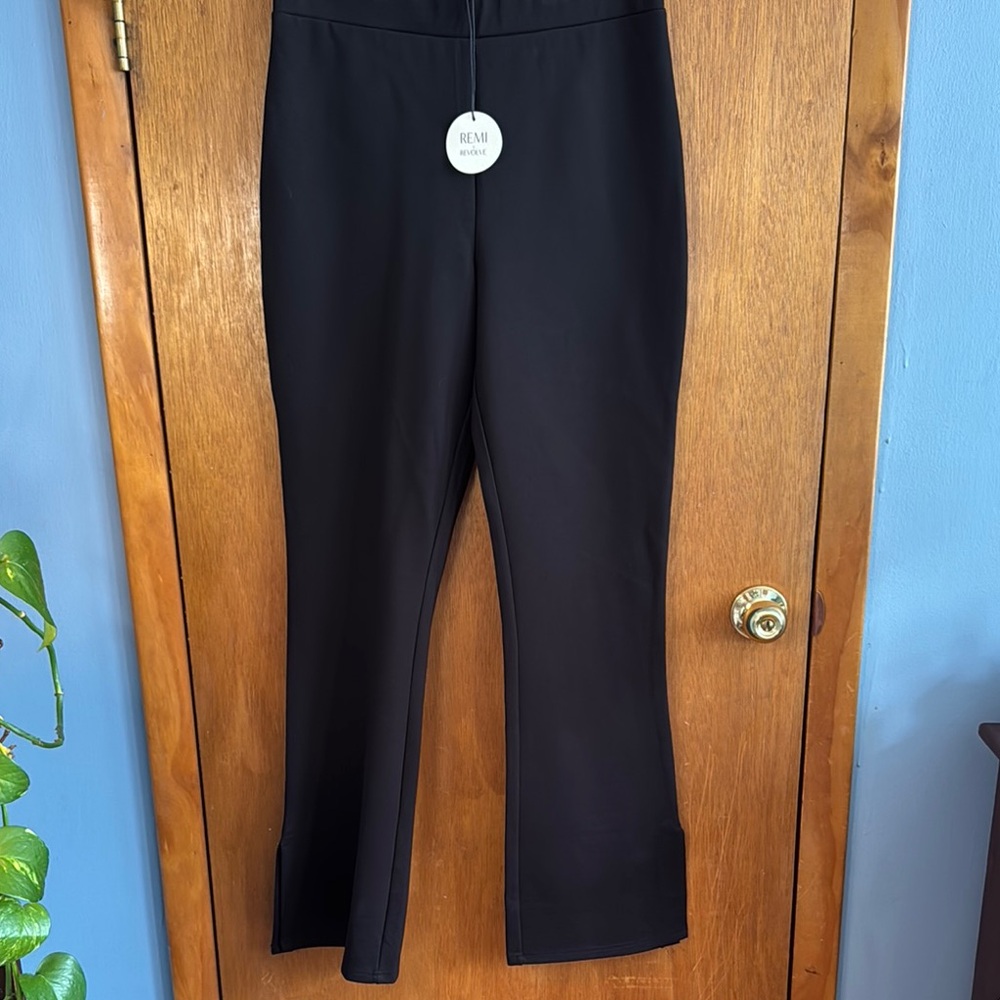 Elegant Remi X Revolve Rana Black Flare Pant L